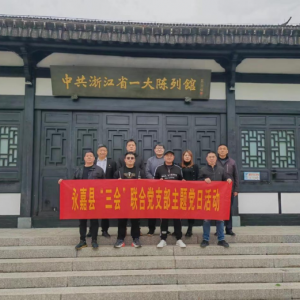 永嘉县“三会”联合支部开展“传承雷锋精神 聚焦全国两会”主题党日活动