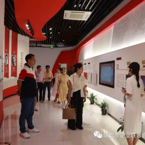 市企业家协会党日活动走进国旗教育馆
