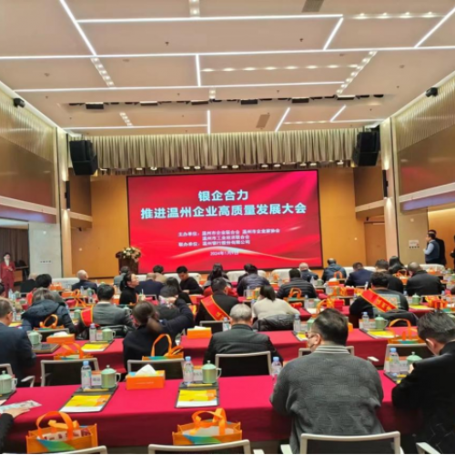 银企合力温州企业高质量发展推进会